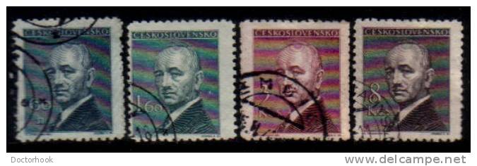 CZECHOSLOVAKIA   Scott: # 318-21   F-VF USED - Oblitérés