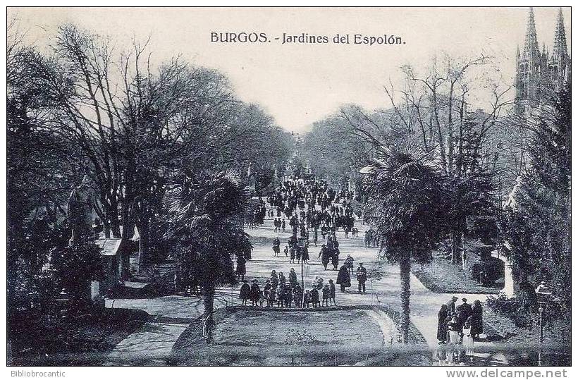 ESPANA - BURGOS - JARDINES DEL ESPOLON - Burgos