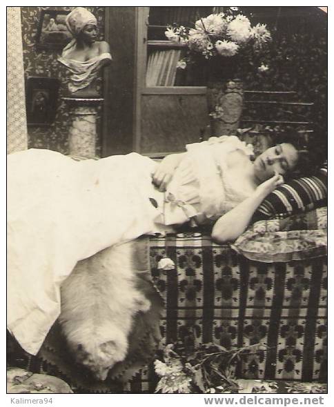 EROTIC 1900 / AFTER  THE  BALL  /  APRÈS  LE  BAL  /  RARE  PHOTOGRAPHIE  STEREO , Par  R.Y. YOUNG  ( 1900 ) - Fotos Estereoscópicas