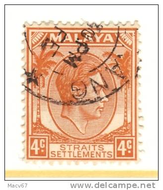 Straits Settlements 240a  Die II    (o) - Straits Settlements