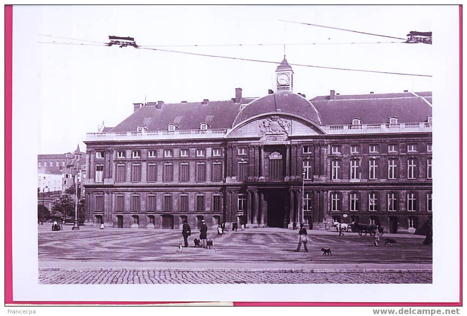 8483  BELGIQUE  Liège  - L´Ancien Palais Des Princes Evéques (façade) Négatif Sur Plaque Photo De Verre (Rare à Saisir) - Glass Slides