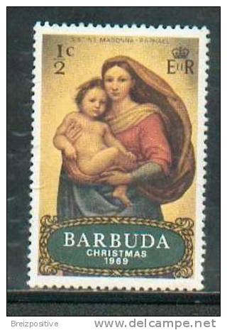 Barboude Barbuda 1969 - Peinture De Raphael / Painting By Raphael - MNH - Madonnen