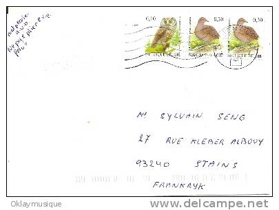 Enveloppe Timbré De Belgique - Cartas & Documentos