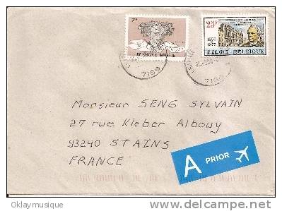 Enveloppe Timbré De Belgique - Lettres & Documents