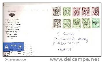 Enveloppe Timbré De Belgique - Covers & Documents