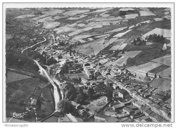 69 )FL) BEAUJEU En BEAUJOLAIS, Vue Générale Aérienne, 33-2 A, Combier édit - Beaujeu