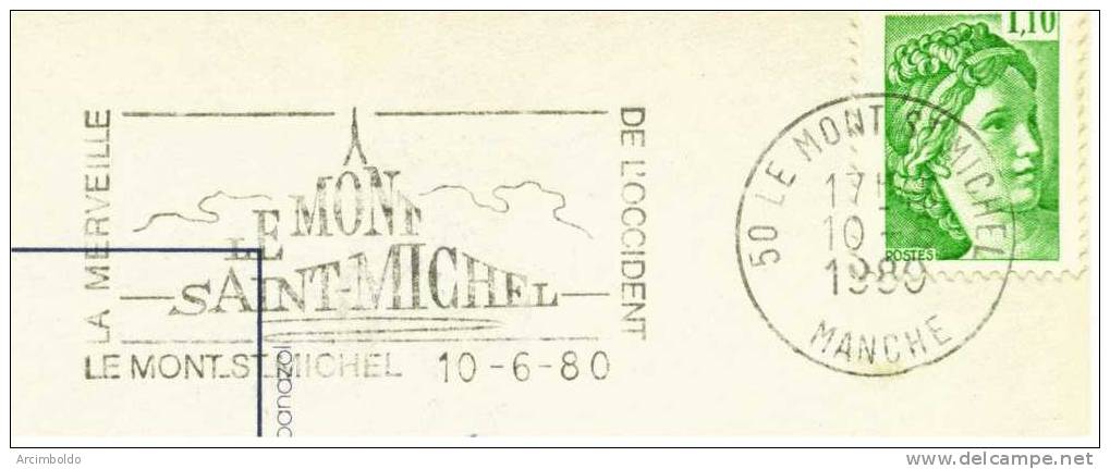 Flamme Le Mont-Saint-Michel : La Merveille De L'Occident - 1961-....