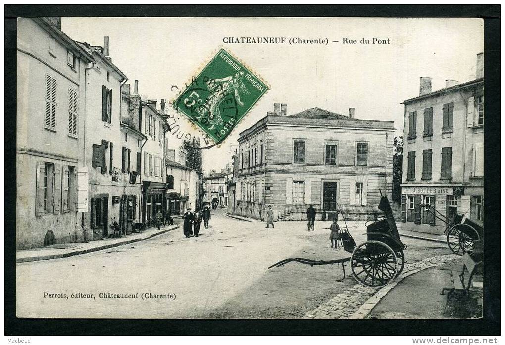 16 - CHATEAUNEUF SUR CHARENTE - Rue Du Pont - ANIMÉE - Chateauneuf Sur Charente