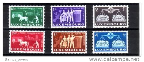 LUXEMBOURG MNH** MICHEL 478/83 EUR 220.00 - Used Stamps