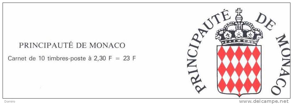 Monaco C6**  (1709)     Cote Y/T :  13.00 € - Booklets