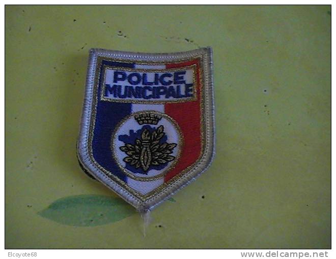 Ecusson Brillant De La Police Municipale - Police