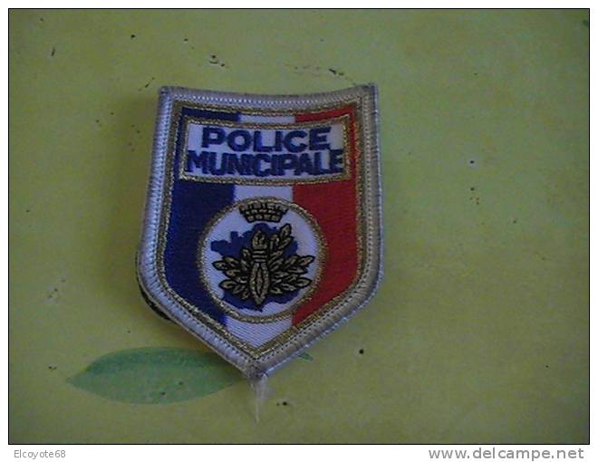 Ecusson Brillant De La Police Municipale - Police & Gendarmerie