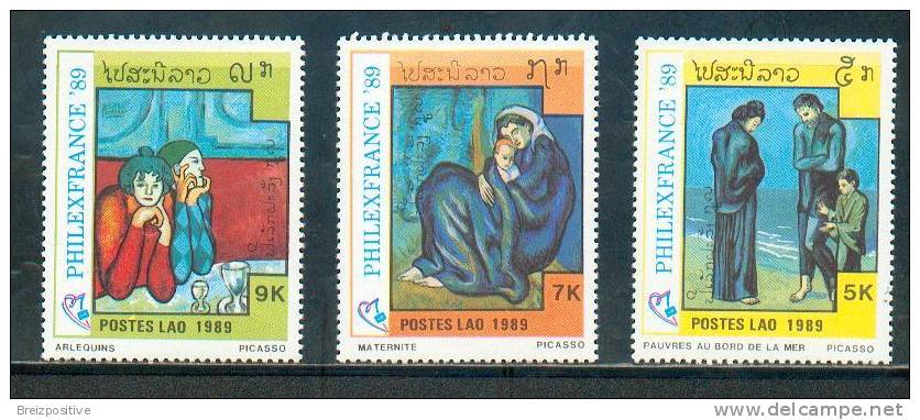 Laos 1983 - Philexfrance 89 / Peinture De Picasso / Painting By Picasso - Picasso