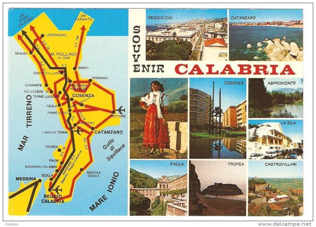 SOUVENIR CALABRIA (écrit) - Altri & Non Classificati