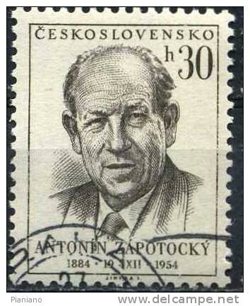 PIA - CEC - 1954 : 70° Del Presidente Antonin Zapatocky - (Mi 887-88) - Used Stamps