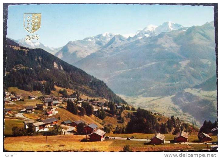 CP De VERBIER - LES PATHIERS " Vue Sur Le Val De Bagnes Et Le Gd Combin " . - Bagnes