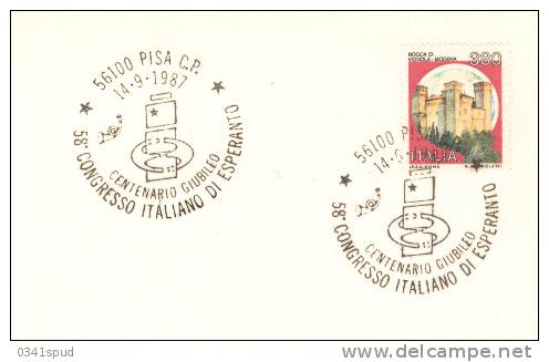 1987 Italia  Pisa  Esperanto - Esperánto