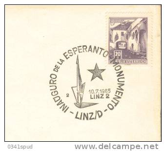 1965 Autriche Linz  Esperanto  Sur Lettre éntiere - Esperanto