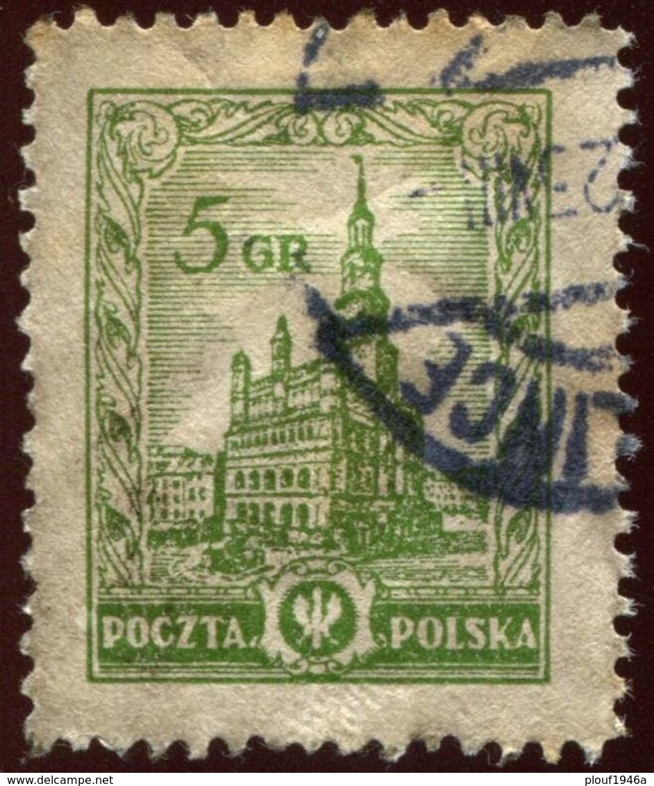 Pays : 390,2 (Pologne : République)  Yvert Et Tellier N° :    313 (o) Type I - Used Stamps