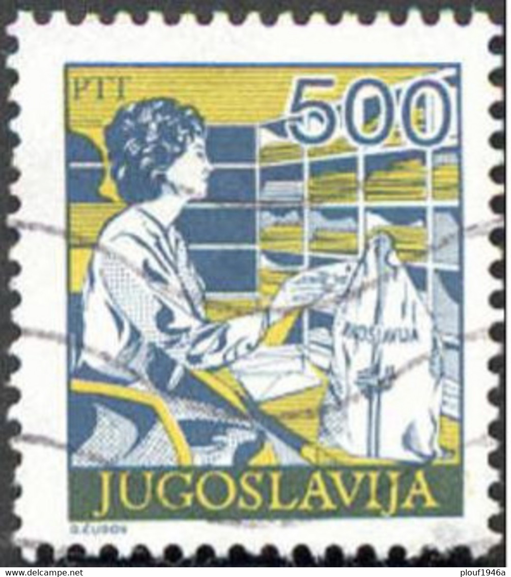 Pays : 507,2 (Yougoslavie : République Démocratique Fédérative)   Yvert Et Tellier N° :   2172 (o) - Usados