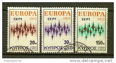 CYPRUS1972 CTO Stamp(s) Europe 374-376 - 1972