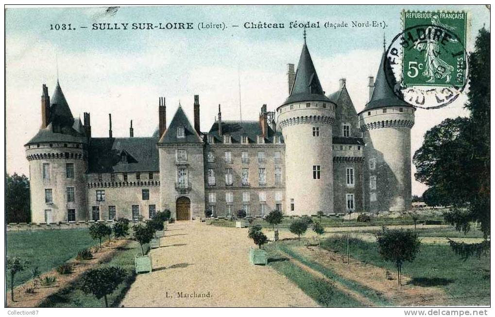 45 - LOIRET - SULLY Sur LOIRE - CHATEAU FEODAL - Sully Sur Loire