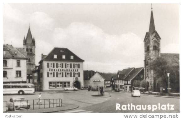 ÄLTERE POSTKARTE WIPPERFÜRTH RATHAUS NEYE-TALSPERRE FORSTHAUS KRANKENHAUS VW BWM ISETTA Ansichtskarte AK Postcard Cpa - Wipperfuerth