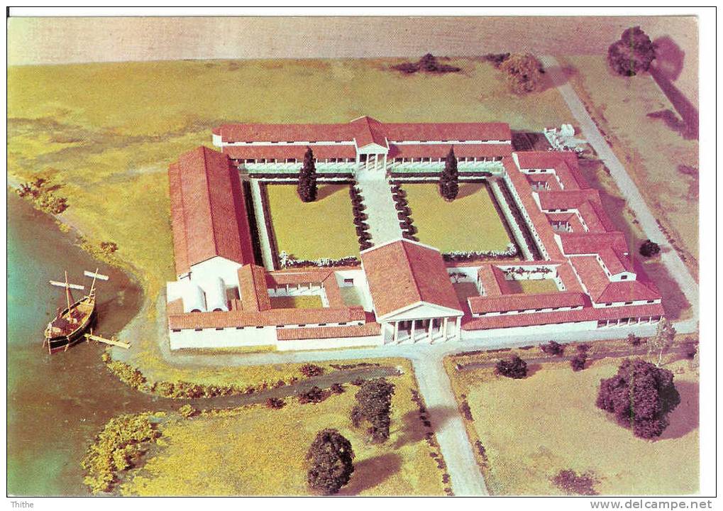 FISHBOURNE ROMAN PALACE Model Of Palace As It Was In 75 A.D. - Sonstige & Ohne Zuordnung