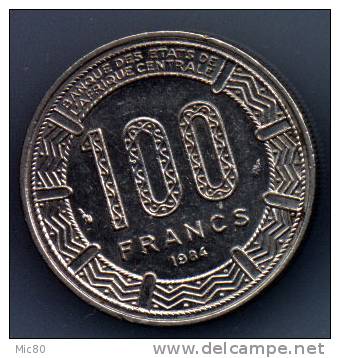 Gabon 100 Francs 1984 Ttb/sup - Gabon