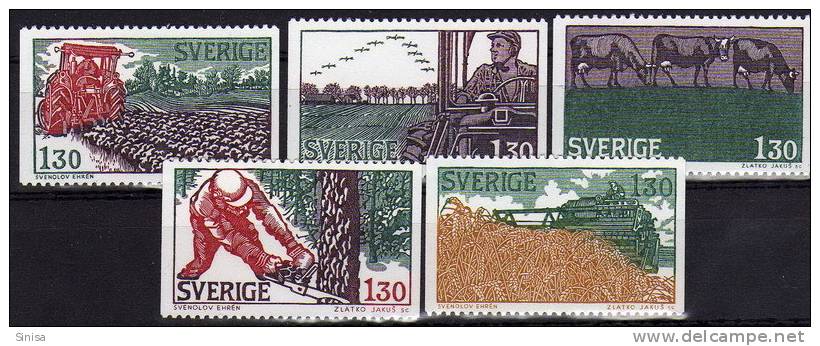 Sweden / Industry - Unused Stamps