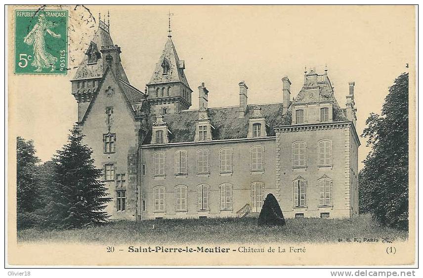 Saint Pierre Le Moutier - 20 Château De La Ferté - Saint Pierre Le Moutier