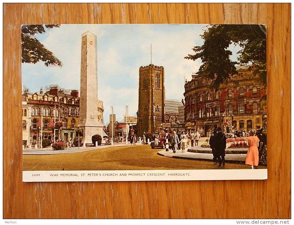 Harrogate  War Memorial, Street Scene  1950´s     VF  D16513 - Harrogate