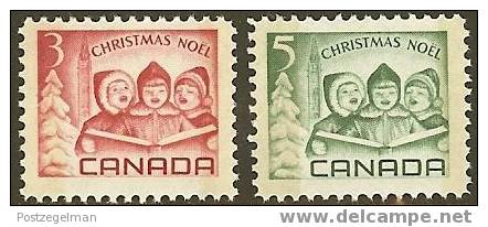 CANADA 1967 Mint Hinged Stamp(s) Christmas 417-418 #5553 - Unused Stamps