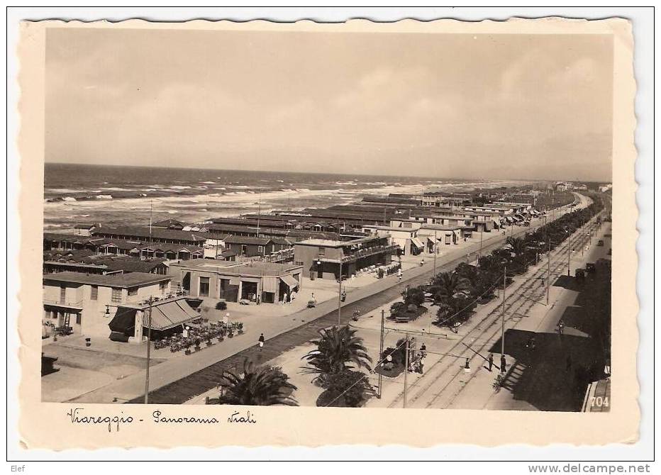 VIAREGGIO : Panorama Viali ; Ligne De Chemin De Fer ; 1955 ; TB - Viareggio