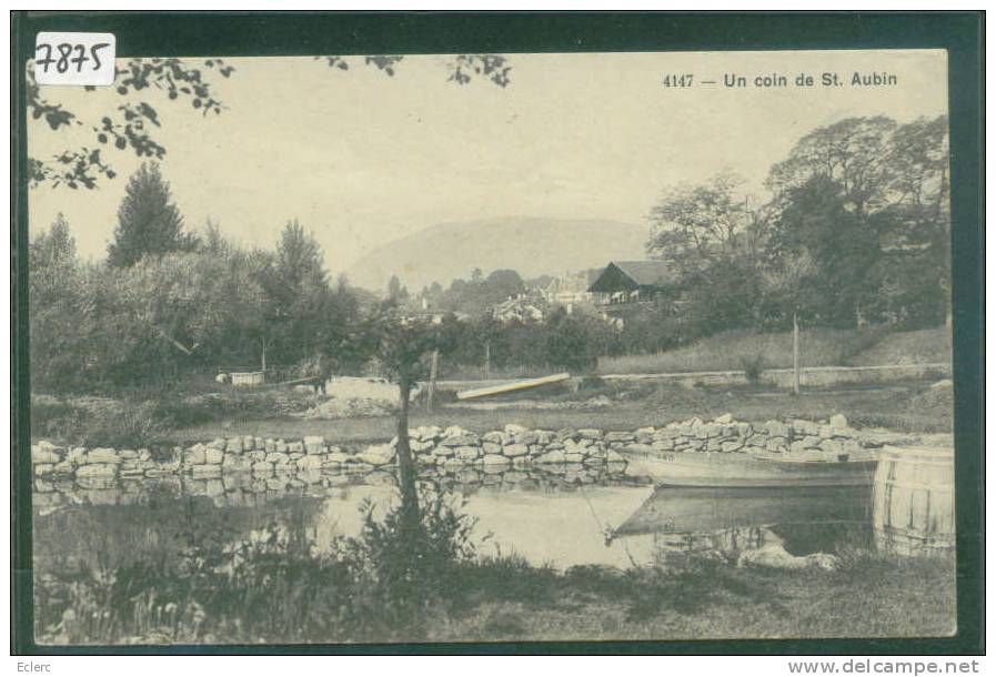 UN COIN DE SAINT AUBIN  - TB - Saint-Aubin/Sauges