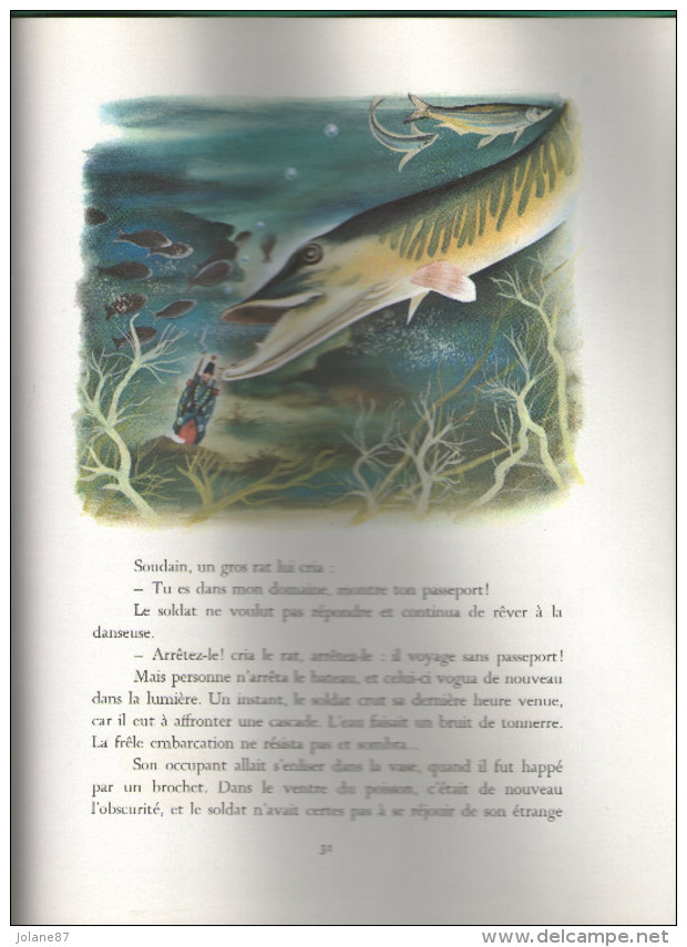 LES CYGNES SAUVAGES   L INTREPIDE SOLDAT DE PLOMB   ANDERSEN    AQUARELLES DE S.BAUDOIN, CASTERMAN