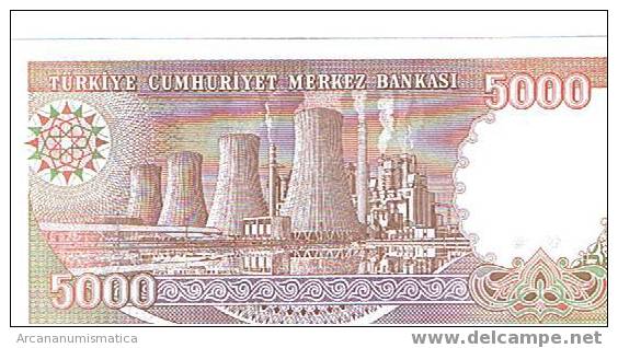 TURQUIA,5.000 LIRAS 1970(92) K198 SC   DL-2671 - Turquie