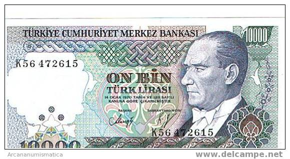 TURQUIA,10.000 LIRAS 1970 K200 SC   DL-2674 - Turquia