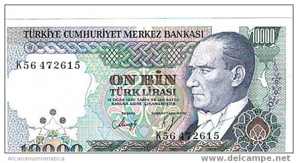 TURQUIA,10.000 LIRAS 1970 K200 SC   DL-2674 - Turquie