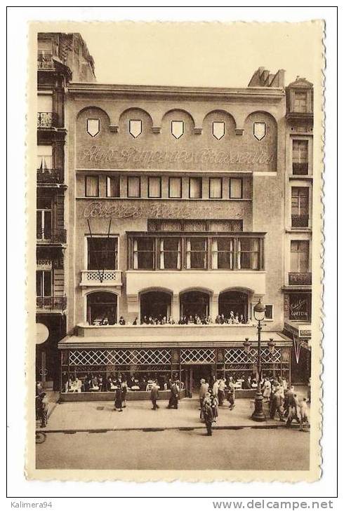 BELGIQUE / BRUXELLES / "AUX ARMES DES BRASSEURS , BIÈRES WIELEMANS", Brasserie ( + Coiffeur MATTHIEU GRANS , à Droite ) - Pubs, Hotels, Restaurants