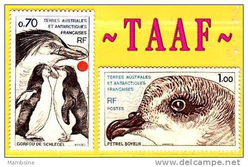 TAAF 1979 Faune N° 81/82  Neuf X X (gomme Sans Trace) - Ungebraucht