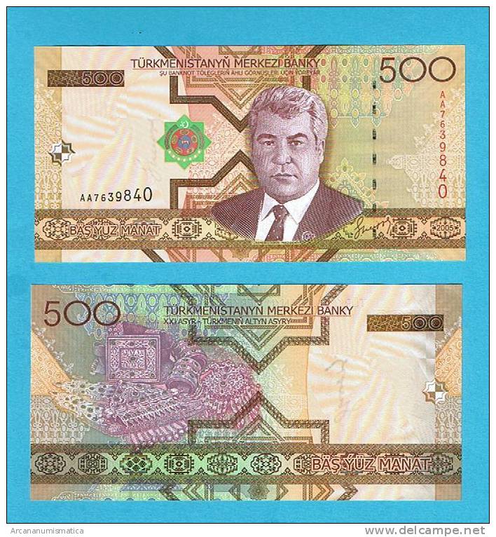 TURMENISTAN  500  MANAT      PLANCHA/UNC/SC  DL-2698 - Turkmenistan