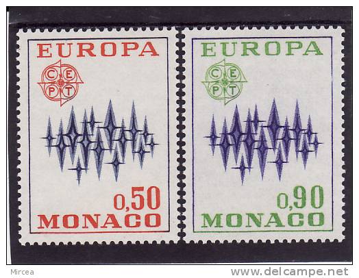 C2662 - Monaco 1972 -  Yv.no.883/4 Neufs** - 1972