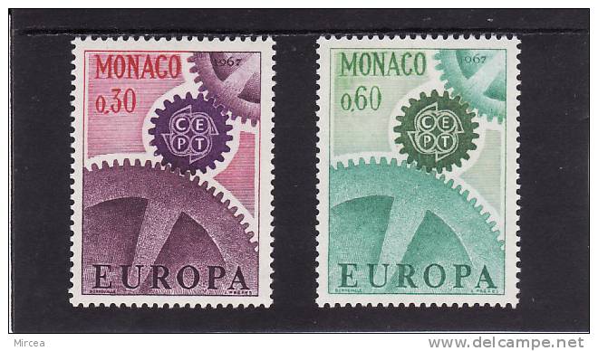 Monaco Yv.no.729/30 Neufs** - 1967