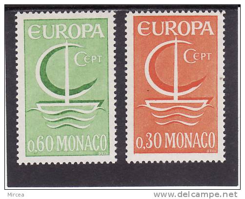 C137 - Monaco 1966 -  Yv.no.698/9 Neufs** - 1966