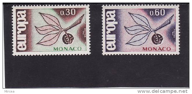 C136 - Monaco 1965 - Yv.no.675/6 Neufs** - 1965