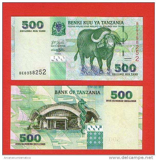 TANZANIA  500  SHILLINGS  KM#35 PLANCHA/UNC/SC    DL-2717 - Tanzanie