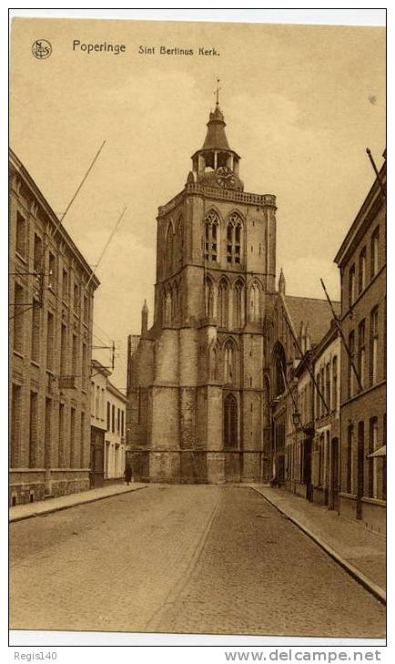 Poperinge Sint Berlinus Kerk. - Poperinge