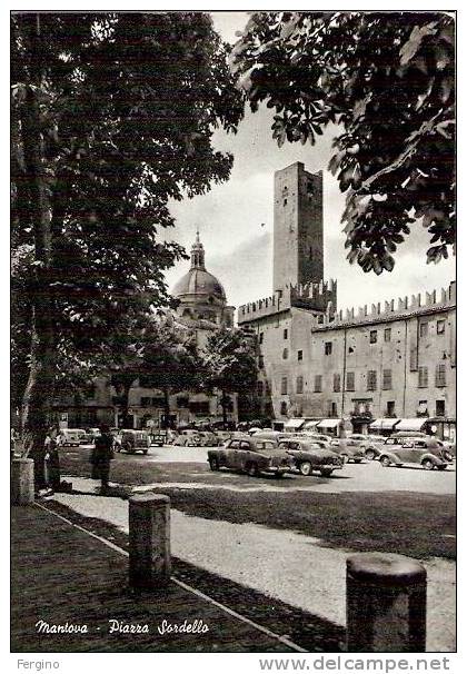 2826 - MANTOVA - Piazza Sordello Con Auto D'epoca - Mantova