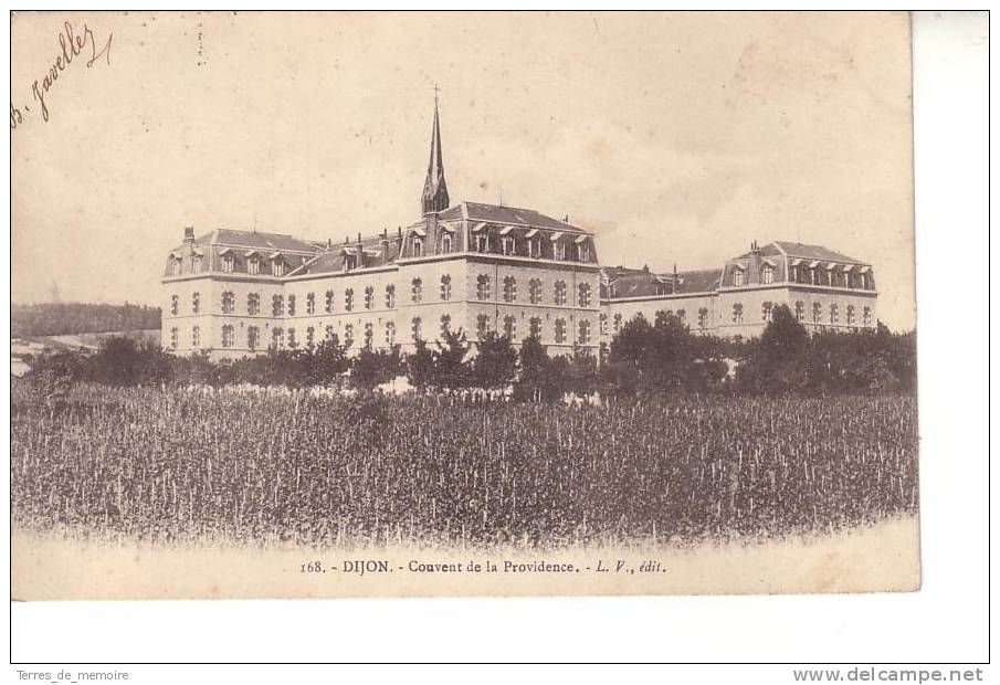 Dijon : Couvent De La Providence (Editeur Louis Venot, LV N°168) - Dijon